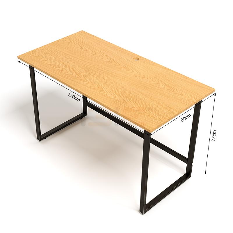 Bàn Oak-F Vân Sồi Chân Đen IBIE TOOAFO12B