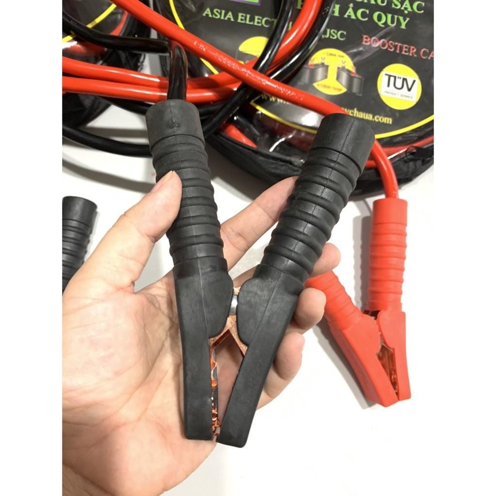 Bộ 2 dây câu bình ắc quy ô tô xe hơi 2000amp lõi đồng 8mm dài 3m