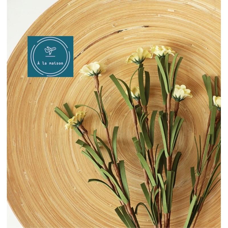 Cành hoa cúc nhí 8 nhánh hoa xinh xắn đáng yêu, hoa decor trang trí chụp hình