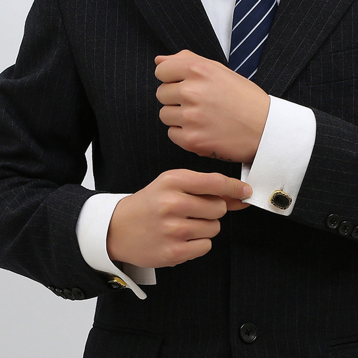 Bộ Khuy Măng Sét - Cufflink Hàng Cao Cấp QT1361