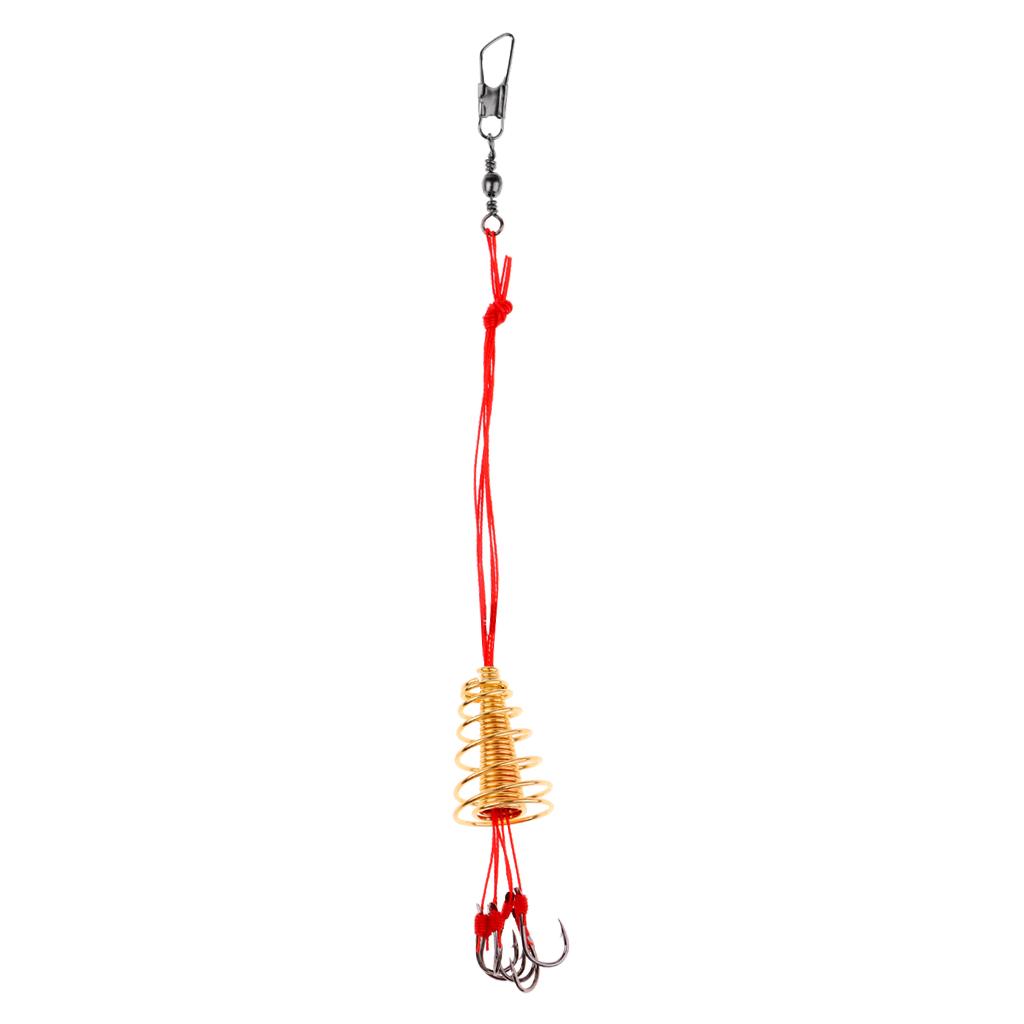 Sea Fishing Explosion Fishing Hook Fishing Lure Bait Trap Feeder Cage 8#