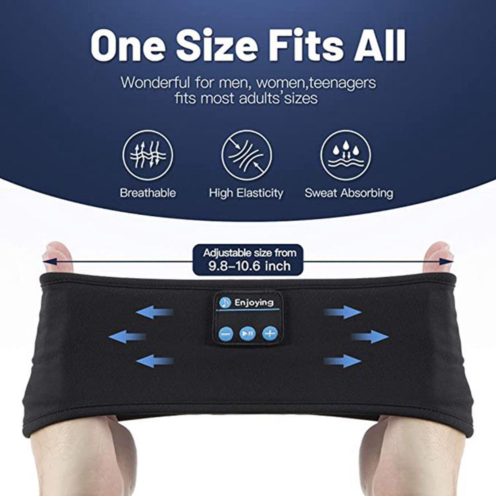 Wireless Headset BT 5.0 Sports Headband Music Hair Band