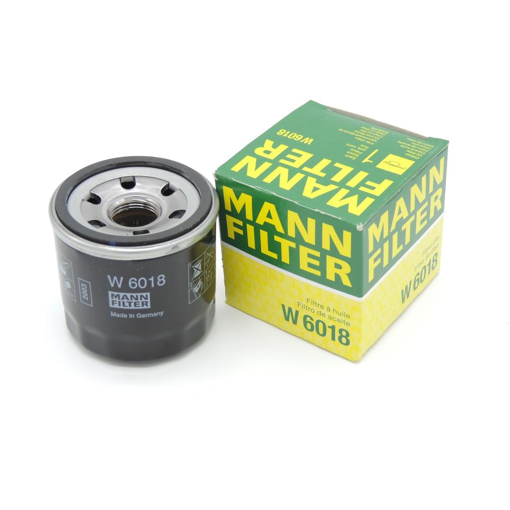 Lọc dầu nhớt MANN FILTER - W6018 dành cho xe MAZDA 2, 3, 6, CX3, CX5, CX30, MX5