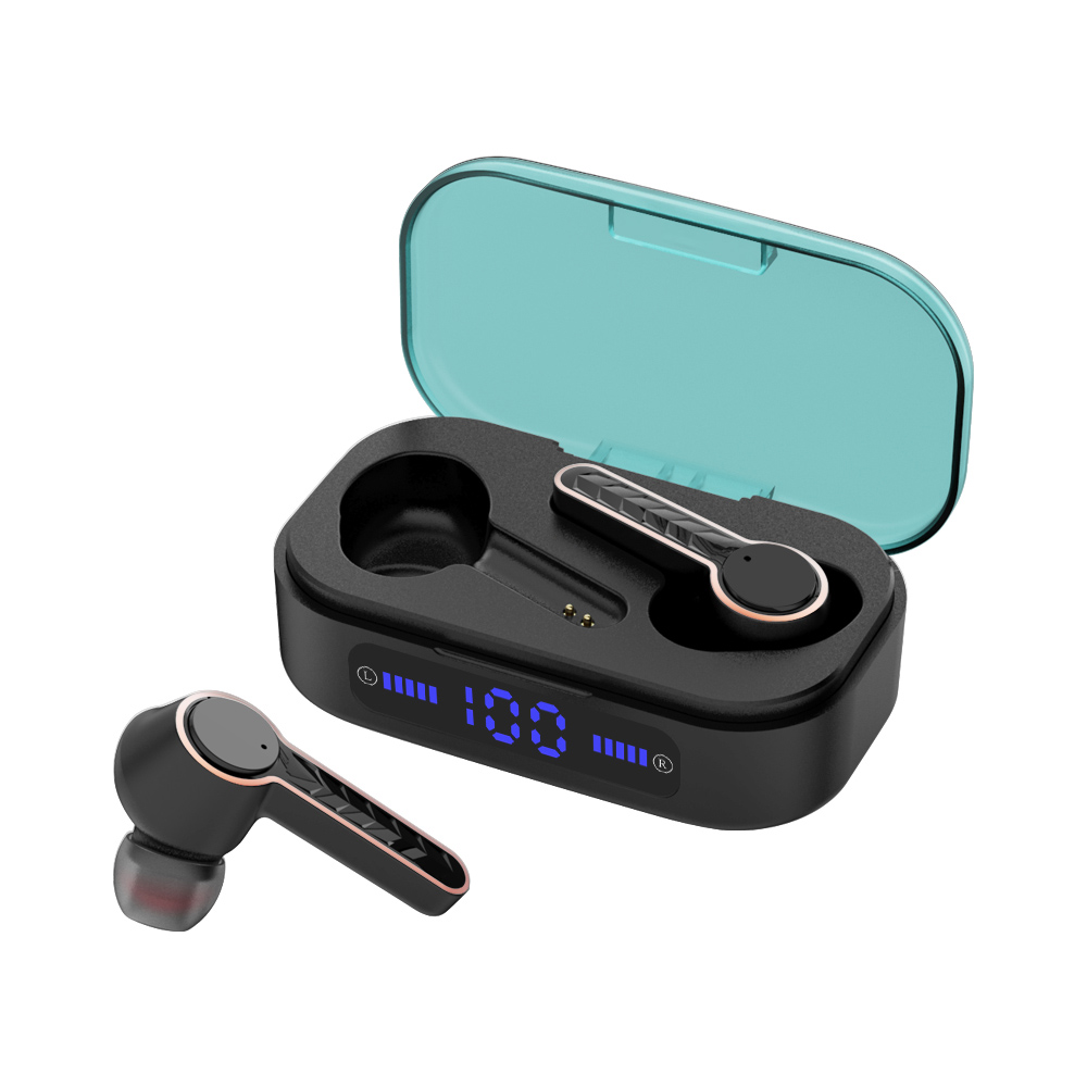 Tai Nghe Không Dây T19 TWS Bluetooth V5.0 HiFi CVC8.0 Chống Ồn Màn Hình LED Hiển Thị Âm Nhạc