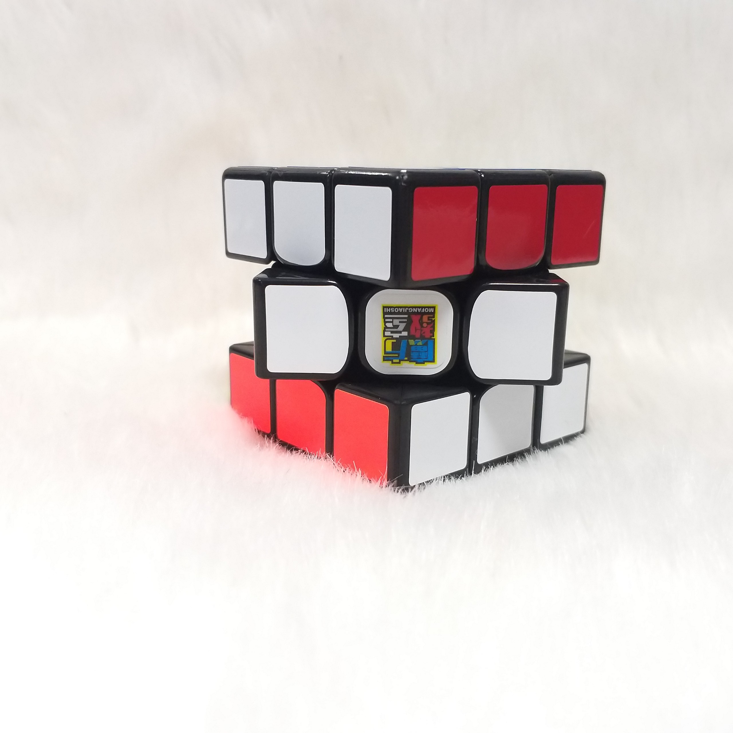 Rubik 3x3 Mofangjiaoshi MF3RS3 M Black (Có nam châm) hiệu Mofangjiaoshi