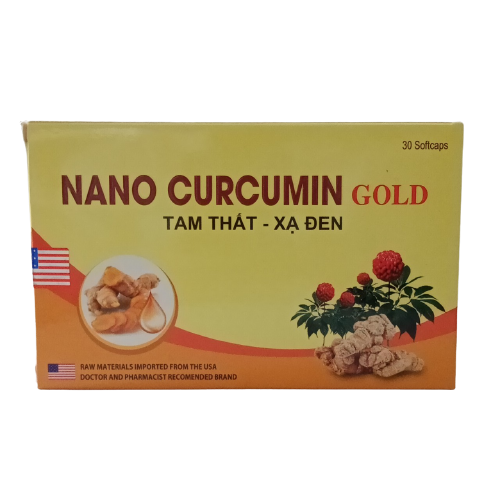 Viên uống Nano Curcumin Gold Tam Thất Xạ Đen