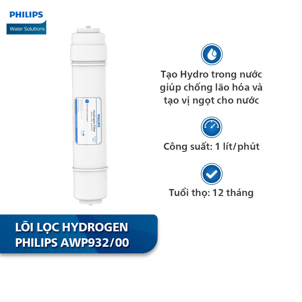 Bộ lõi lọc thay thế máy lọc nước Philips ADD8976 - Combo 12 tháng