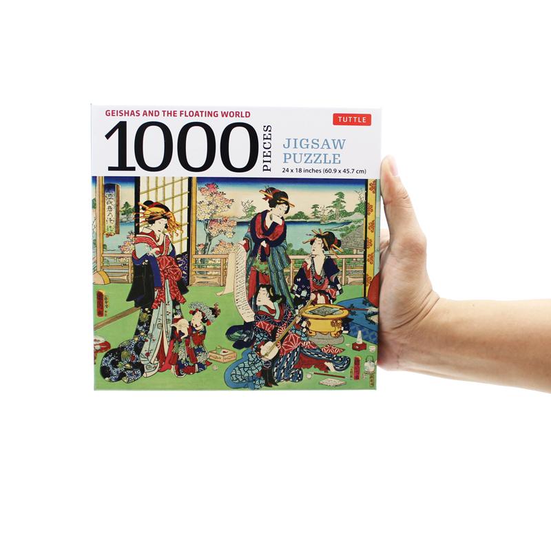 Geishas And The Floating World - 1000 Piece Jigsaw Puzzle: Finished Size 24 x 18 inches (61 x 46 cm)