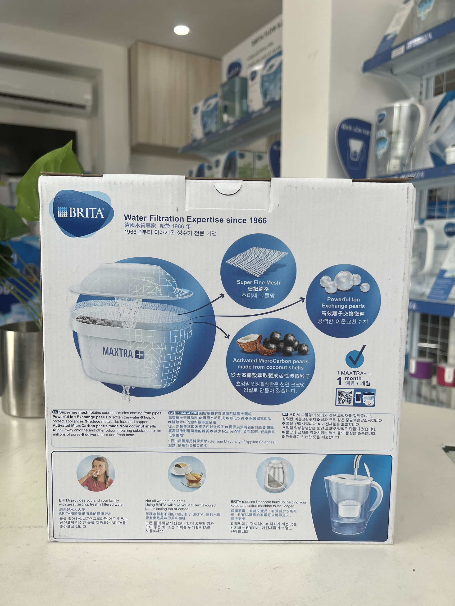 Bình Lọc Nước BRITA Marella XL White - 3.5L (Kèm Maxtra Plus)