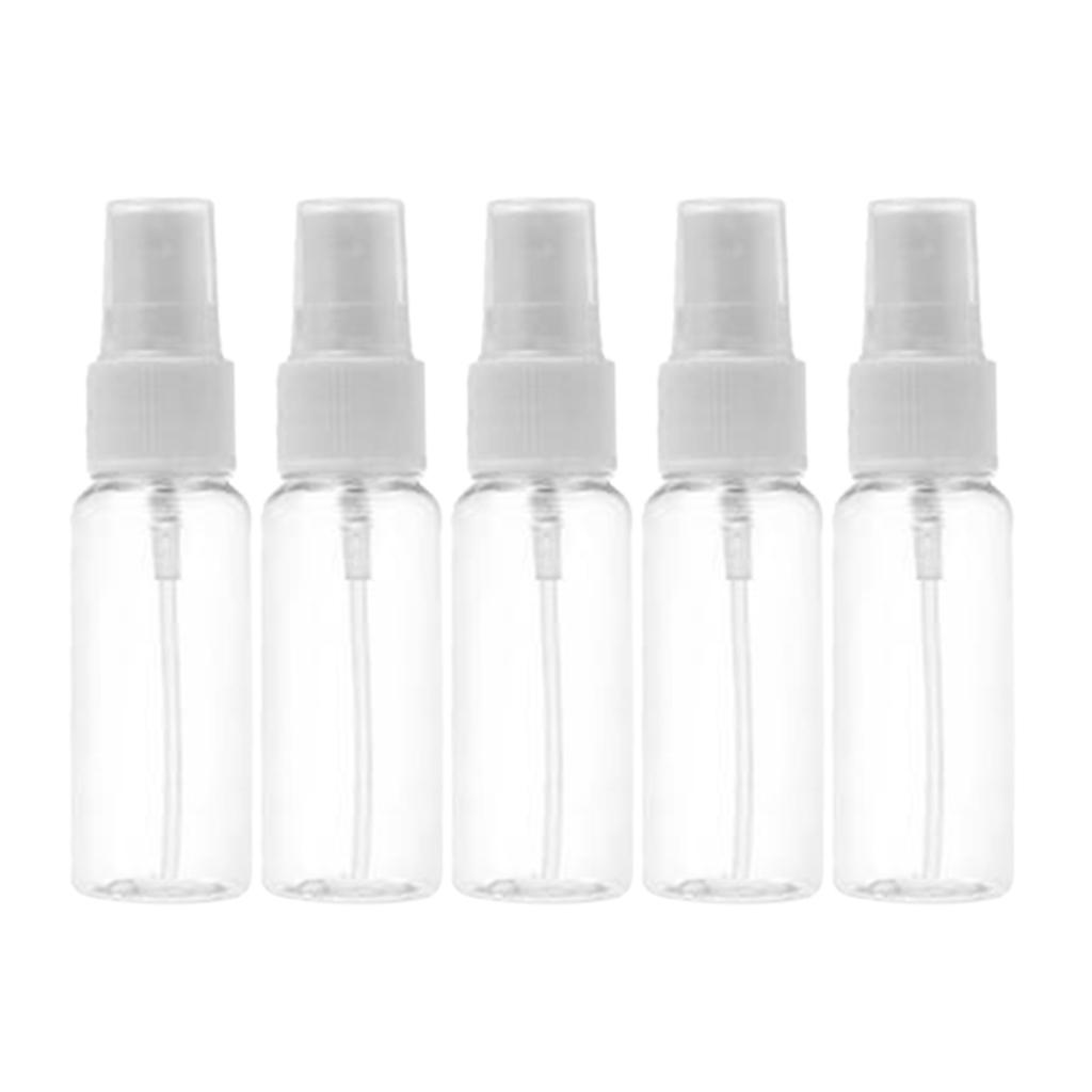 10PCS 30ml 50ml Mini Transparent Plastic Makeup Cosmetic Atomizer Bottles Pump