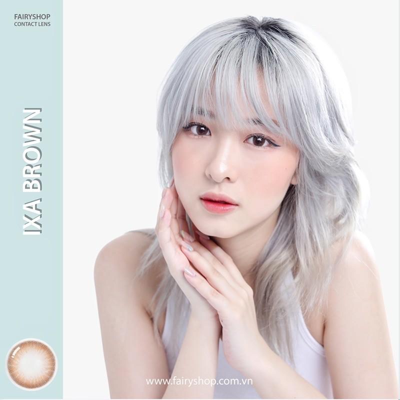 Áp tròng IXA BROWN 14.0mm - FAIRY SHOP CONTACT LENS độ 0 đến 6