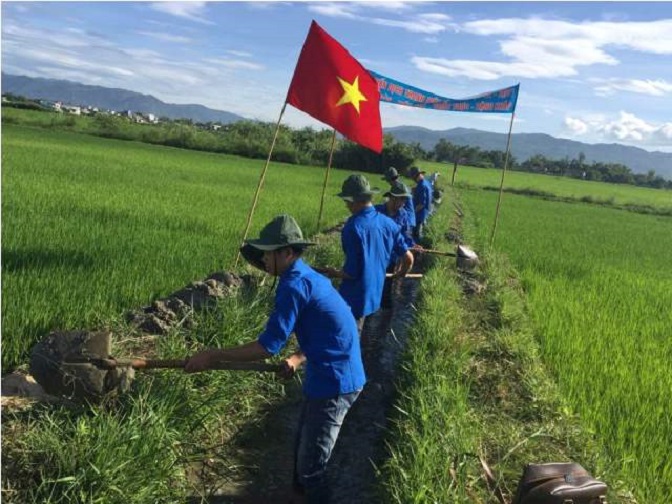 1 mũ / nón tai bèo đoàn viên thanh niên việt nam