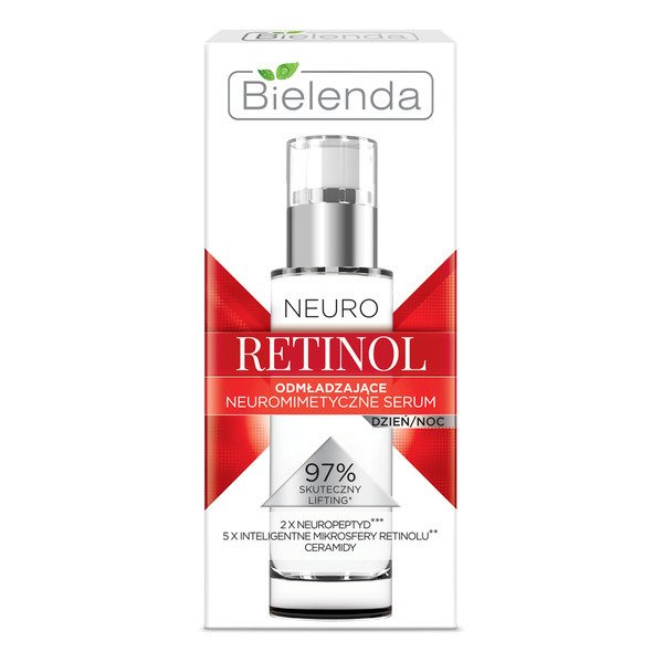 Tinh chất chống lão hóa Bielenda Neuro Retinol Neuromimetic Rejuvenating Serum Day Night - 30ml