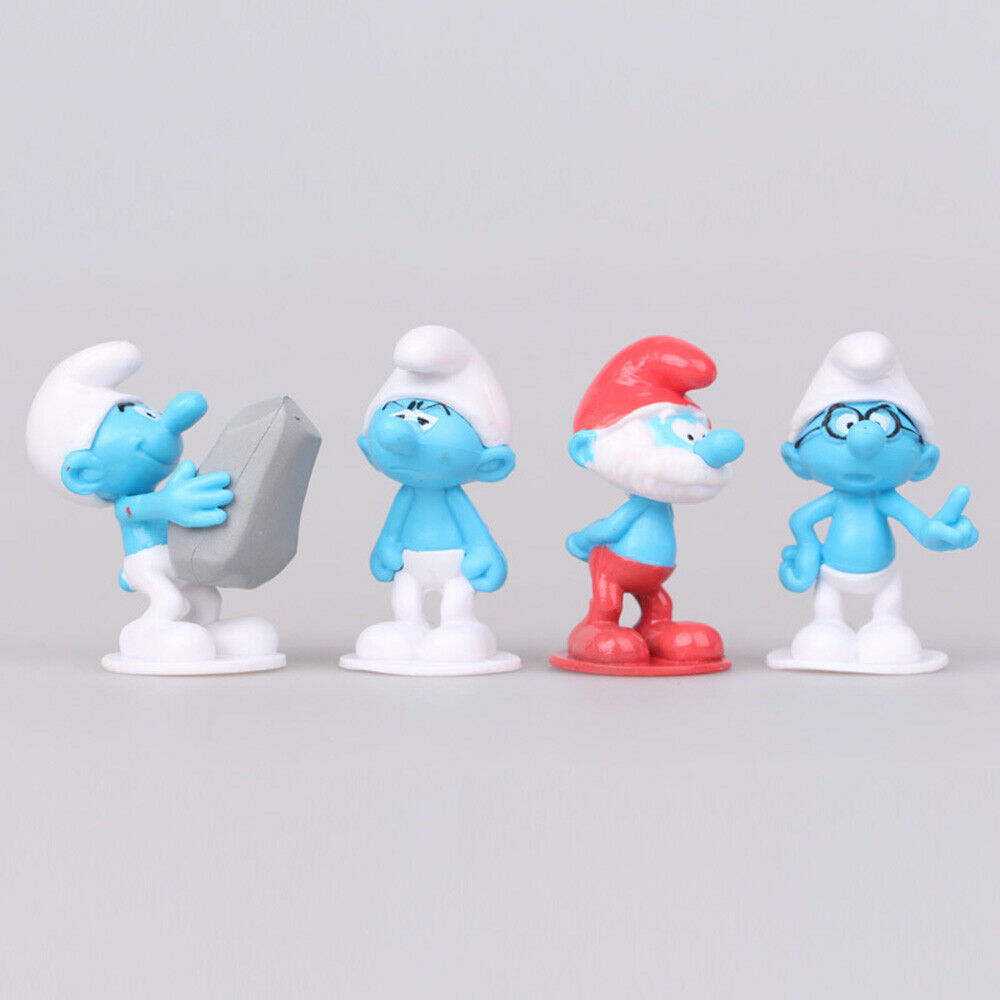 Bộ 12 Mô Hình Hoạt Hình Xì Trum - The Smurfs