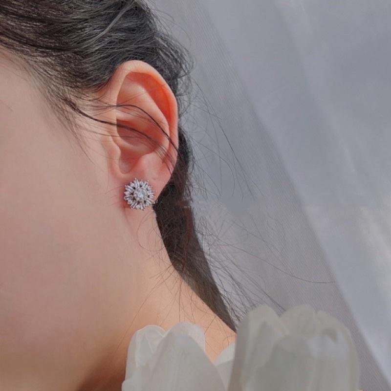 Bông tai hoa bagguet siêu sáng đi tiệc
