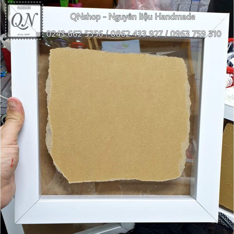 Khung ảnh 3D nổi 20x20cm, phụ kiện trang trí khung ảnh, in ảnh theo yêu cầu