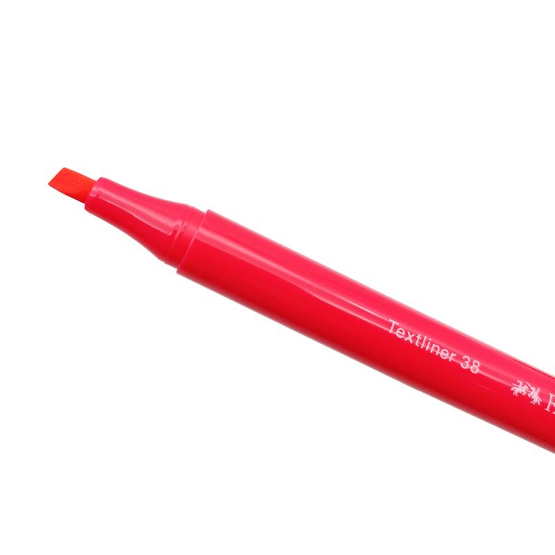 Bút Dạ Quang Textliner 38 - Faber-Castell 157721 - Mực Đỏ