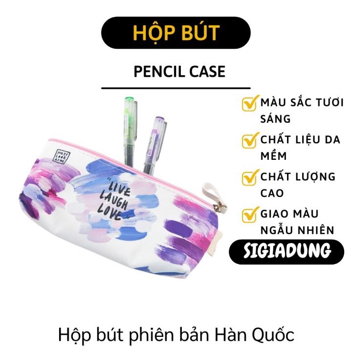 Hộp Bút - Túi Đựng Bút Da Mềm Hình Màu Tô Cho Bé Bảo Quản Dụng Cụ Học Tập 8027