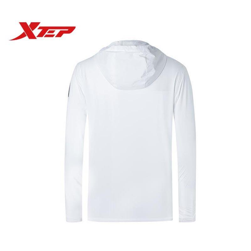 Áo khoác nam Xtep hai lớp thấm mồ hôi, có mũ ôm dáng, vận động thoải mái 981329150318