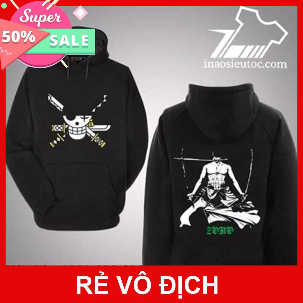 Áo khoác áo hoodie Zoro One Piece giá siêu rẻ nhất vịnh bắc bộ