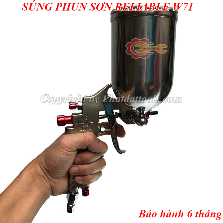 Súng phun sơn RELIABLE CHRB - W71 cao cấp - Hàng xuất Nhật - Bảo hành 6 tháng