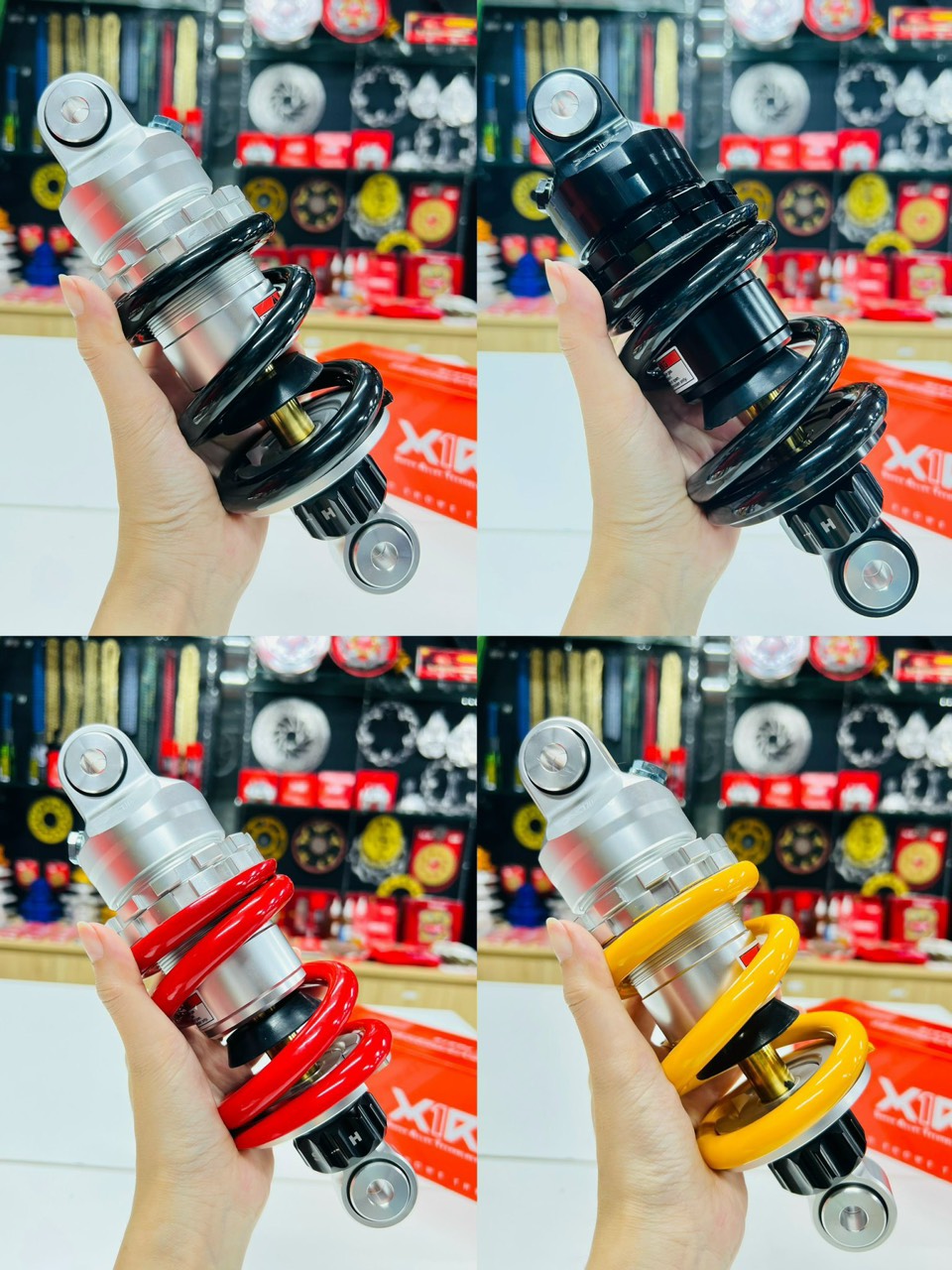 Phuộc X1R cho Exciter 135 chính hãng. BH 12 tháng (KG070950) (KG070949) (KG070948)