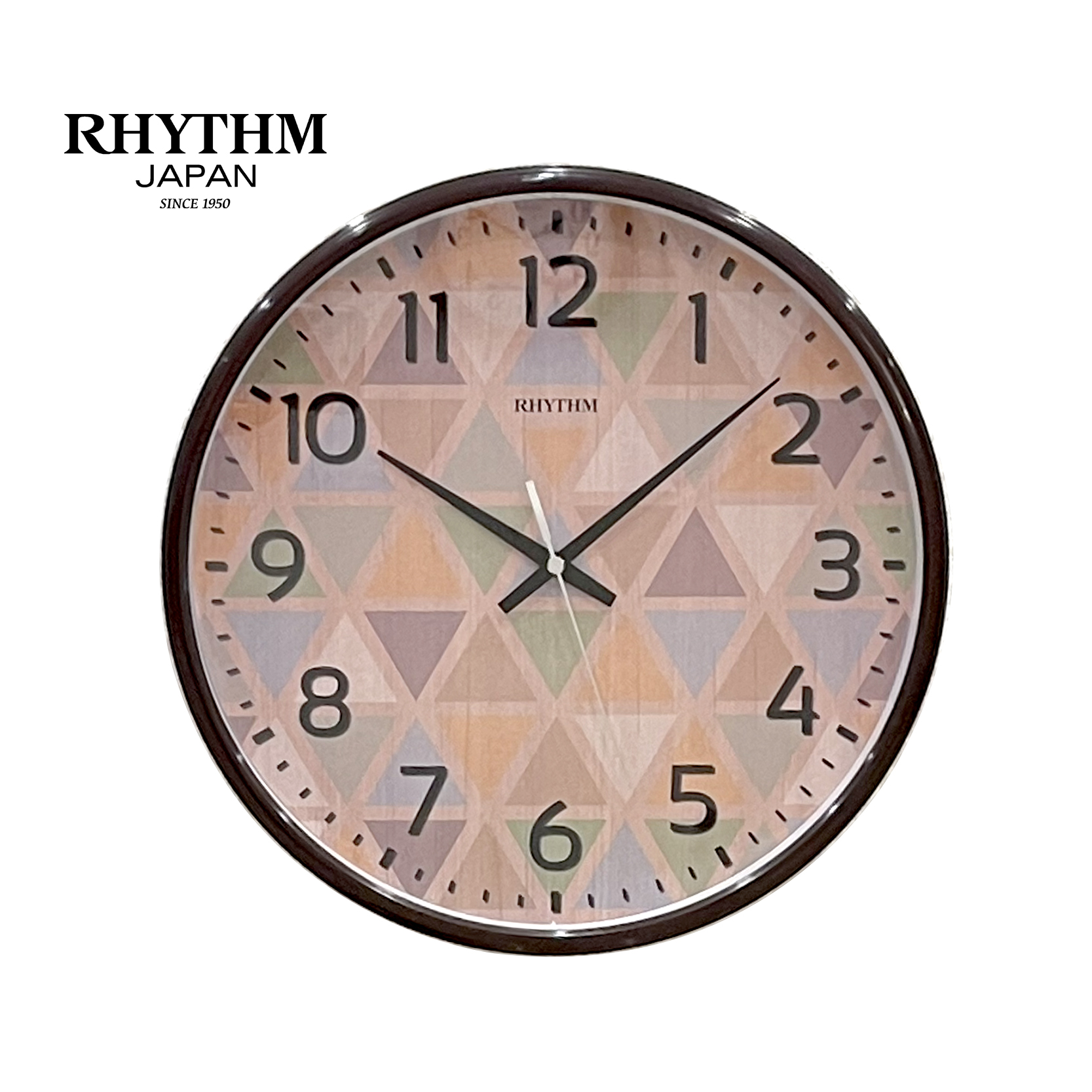 Đồng hồ Rhythm CMG595NR06 – KT 31.0 x 4.5cm/735g, vỏ nhựa, dùng Pin.