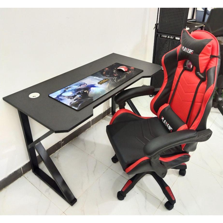 Bàn Chữ K Gaming FUFUTECH Mặt Gỗ MDF 120x60 cm Khung Chân Sắt Sơn Tĩnh Điện Chống Hoen Gỉ Tốt