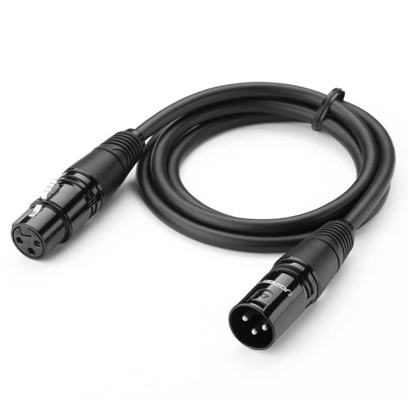 Dây Audio nối dài MIC XLR 6mm dài 3M UGREEN AV130 20711 - Hàng chính hãng