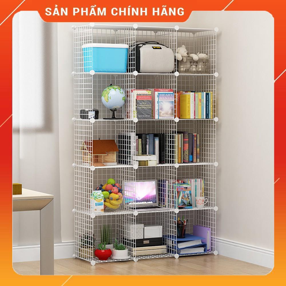 Hình ảnh Lưới Sắt Thép Lắp Ghép Đa Năng Làm Giá Để Sách, Tủ Kệ, Đồ Gia Dụng, Chuồng Chó Mèo Thú Cưng -Tặng Kèm Chốt