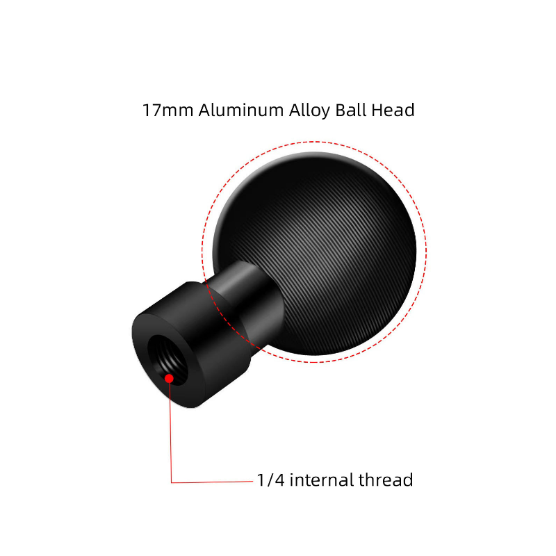 1 "Bóng Đầu Adapter M6 M8 M10 1/4" Ren Vít Cho Gắn Tay Lái Xe Máy Gương Đế Xe Đạp Đi Camera Hành Động các Bộ Phận