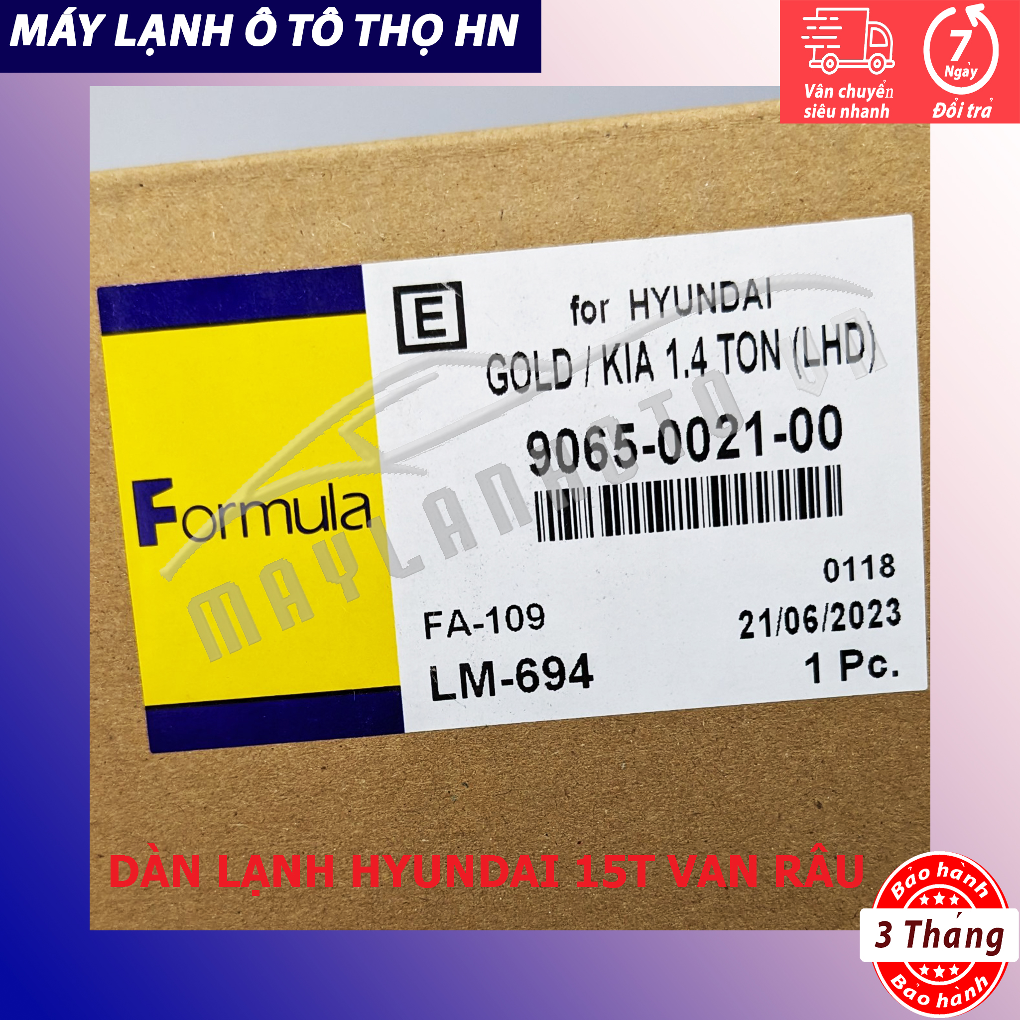 Dàn lạnh Hyundai 8T-24T / Trago / HD250 - HD270 Hàng xịn Thái Lan