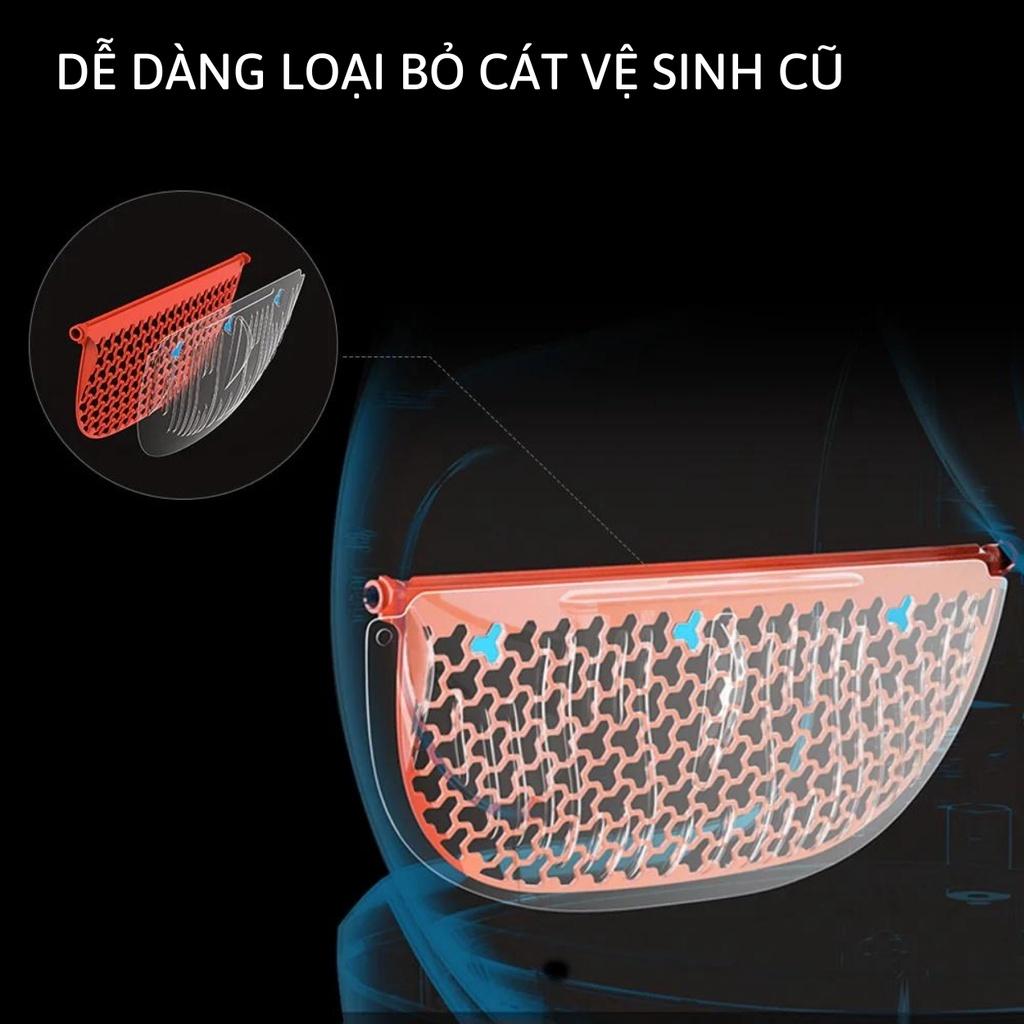 Tấm Chắn Xả Cát Cũ Máy Vệ Sinh Cho Mèo Petkit Pura Max- HeLiPet