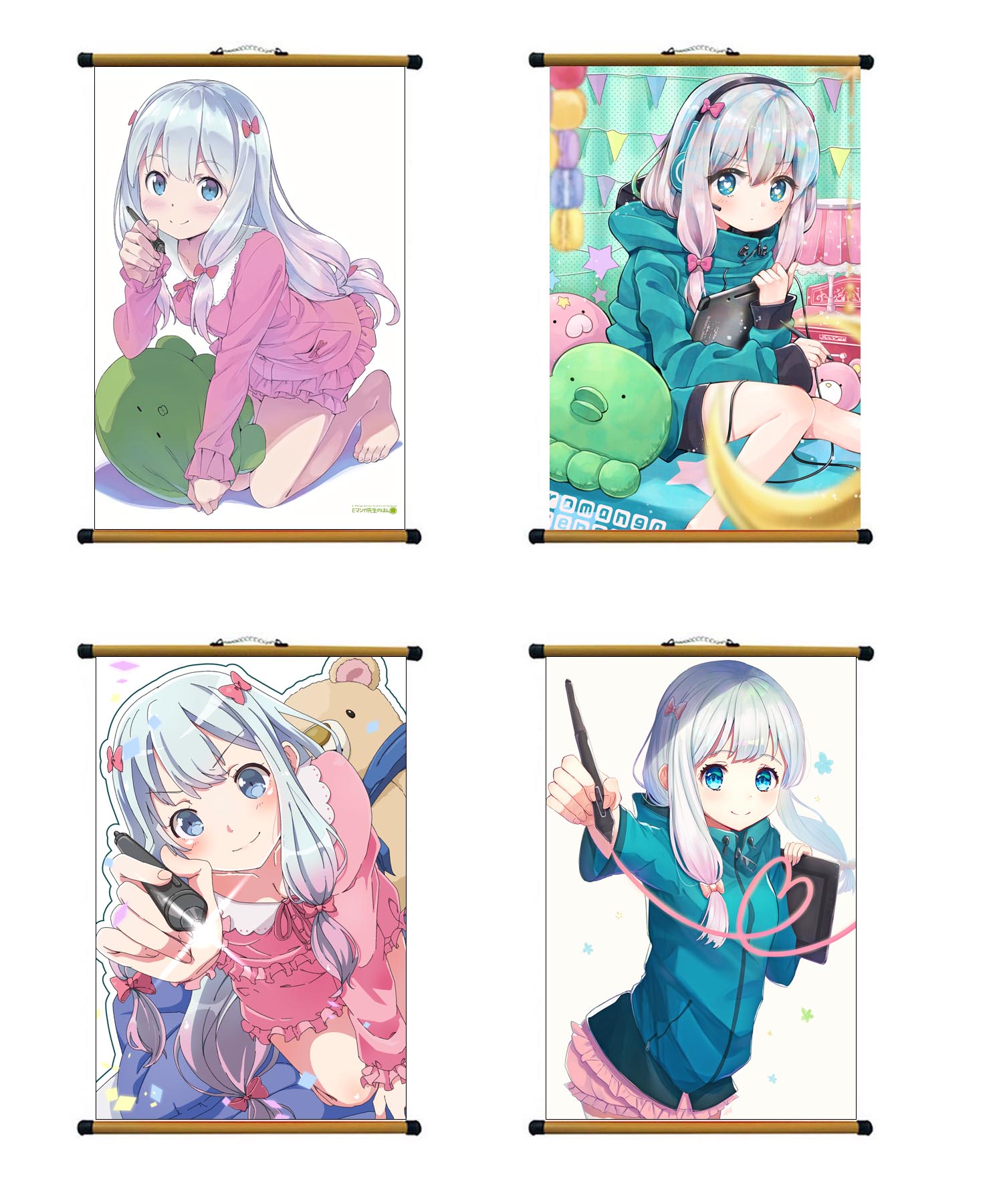 Tranh ảnh treo tường Sagiri Izumi có khung nẹp