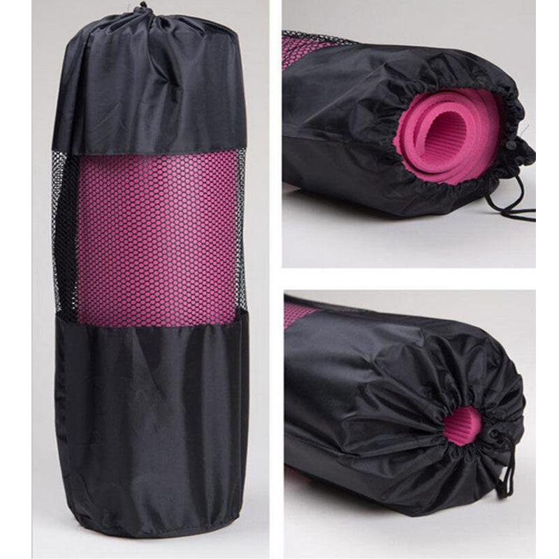 Túi yoga di động Nylon với trung tâm lưới Pilates Túi thể thao có thể giặt được có thể điều chỉnh dây đeo nhẹ Túi tập thể dục Dễ dàng mang theo: 25x70cm