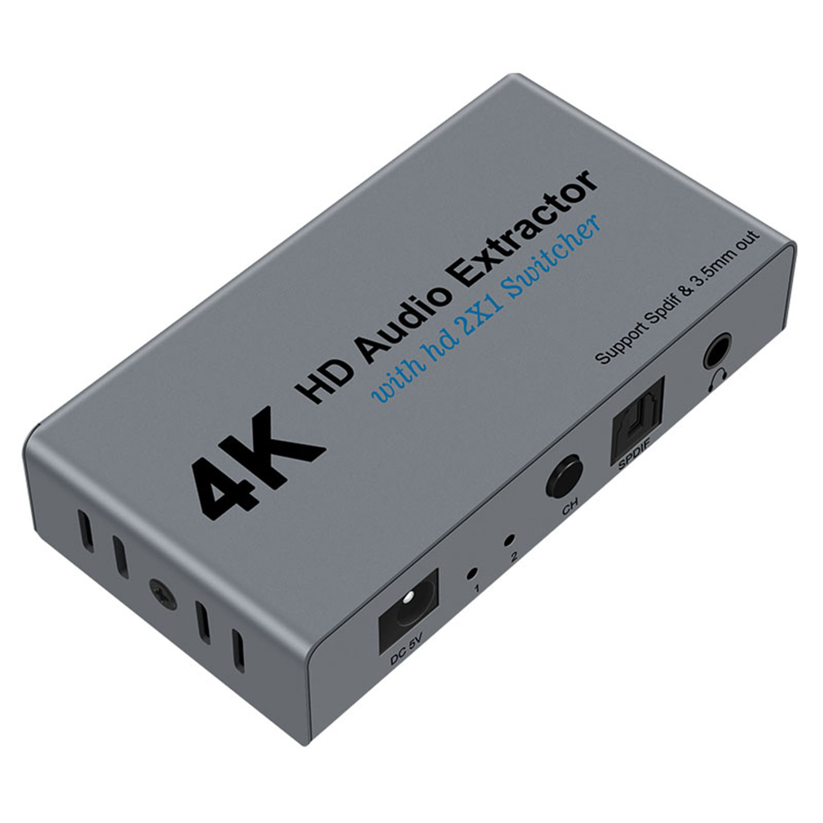 Bộ Chia Tách Âm Thanh HD E21 2 Trong 1 4K HD Sang HD SPDIF 3,5 Mm