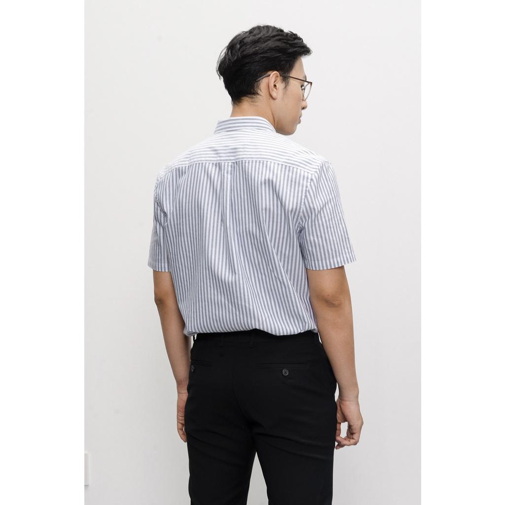 Áo sơ mi tay ngắn, kẻ sọc. REGULAR form - Routine 10S21SHS022