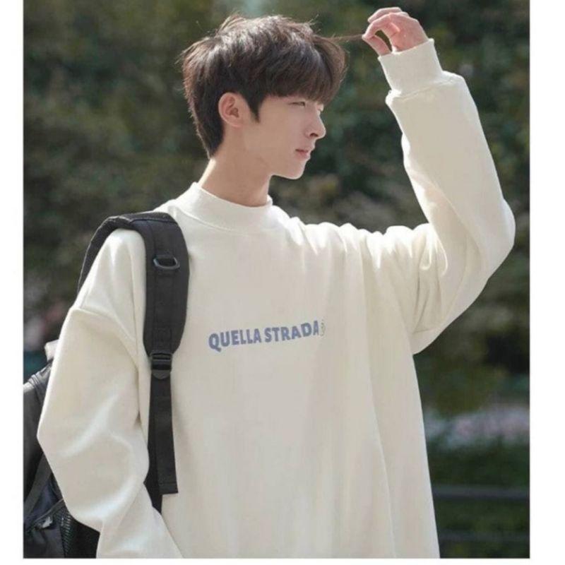 Áo sweater Quella strada nỉ thu đông mềm mịn dày dặn,form rộng phong cách unisex