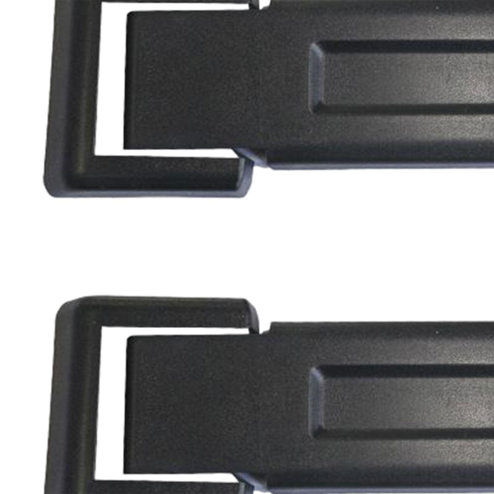 2 Pieces Tailgate Hinge Cover Cap Replaces Parts Easy to Install Black Accessory Tailgate Hinge Covers Trim for