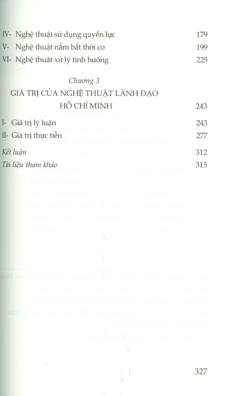 Nghệ thuật lãnh đạo Hồ Chí Minh ( bản in 2024)