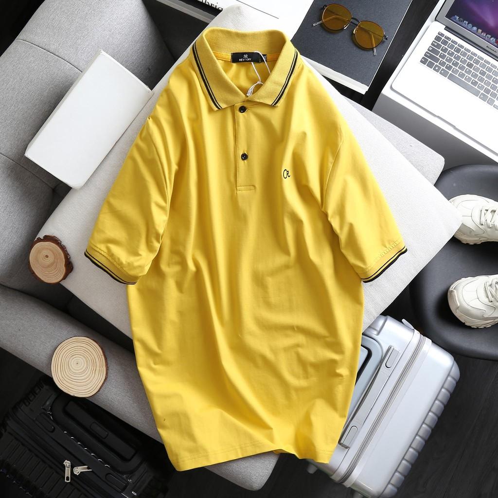 Áo thun polo nam big size tay ngắn có cổ bigsize < 130kg - thái đủ màu