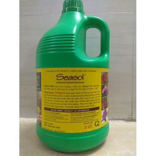 Phân bón lá đa trung vi lượng NK từ Úc SEASOL tốt rễ đẻ nhánh - can 3 lít