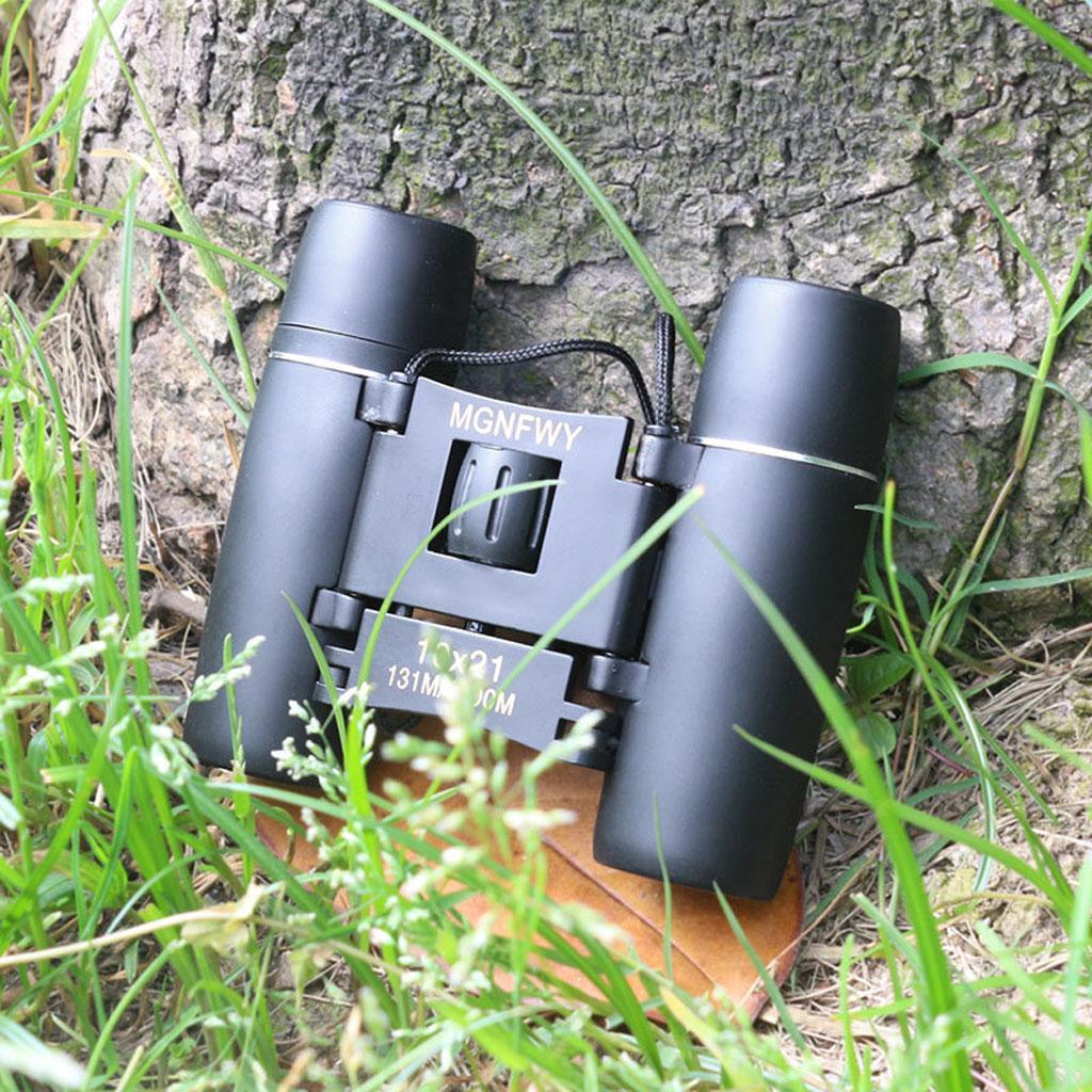 Portable 10x21 Optical Eyeglasses Telescope Fishing Binoculars