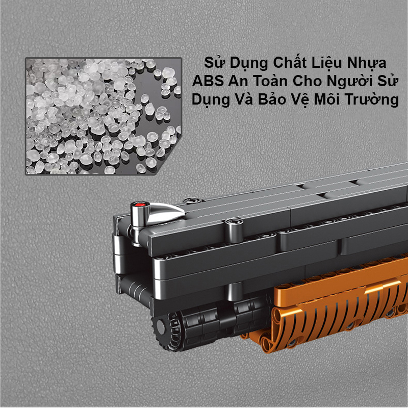 Bộ Đồ Chơi Lắp Ráp Kiểu LEGO CSGO Mô Hình M1897 Shotgun 863 chi tiết Model 24001
