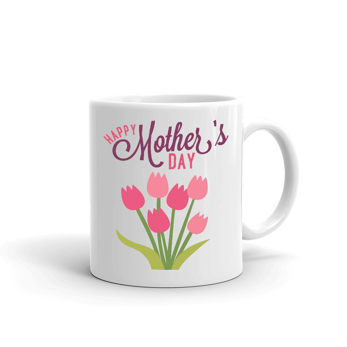 Cốc Sứ Cao Cấp In Hình Happy Mother Day , Ngày Của Mẹ - Mẫu009