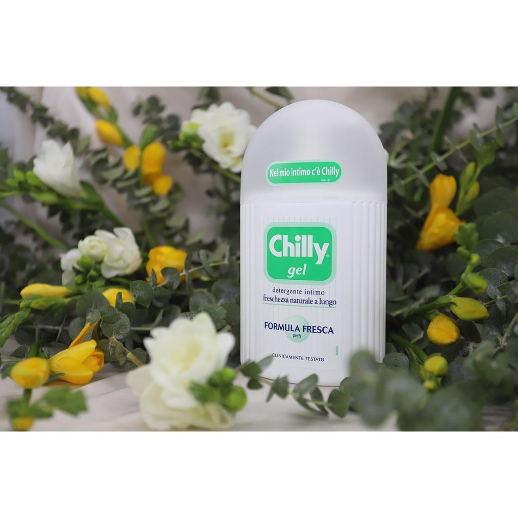 Combo 3 chai Dung dịch vệ sinh phụ nữ Chilly Gel - Se se lạnh, bùng tươi mát - số 1 tại Italy - (200ml/chai)