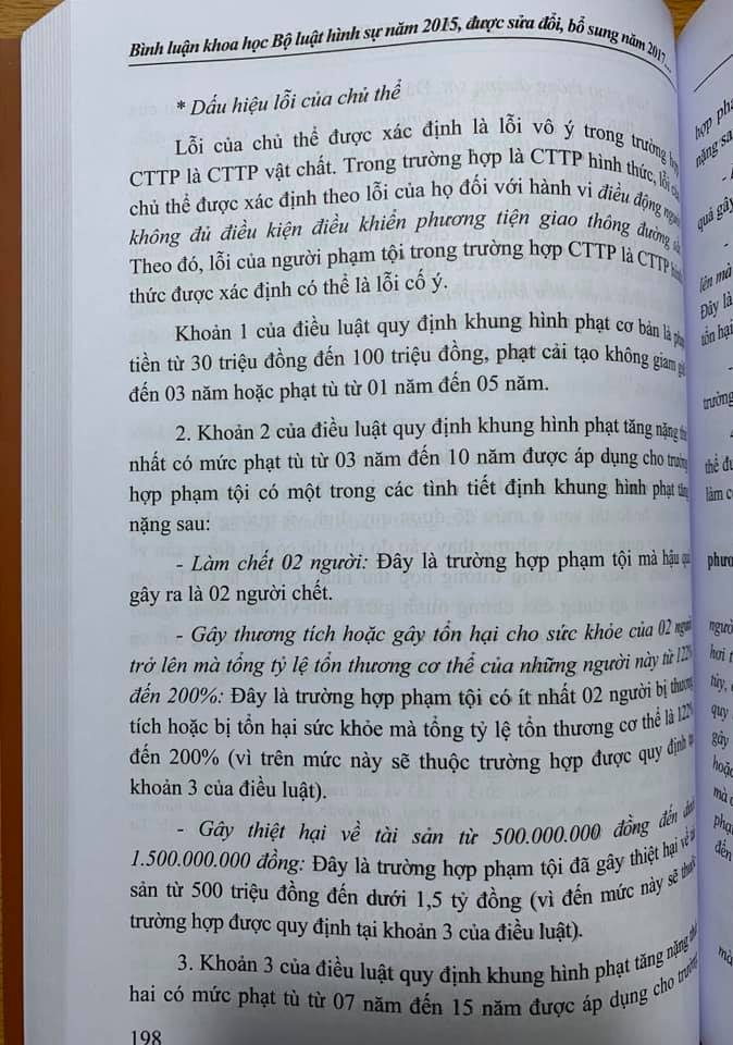 Combo 3 Cuốn: Bình Luận Khoa Học Bộ Luật Hình Sự 2015 Được Sửa Đổi, Bổ Sung Năm 2017 (Phần Chung) + (Phần Các Tội Phạm) - Quyển 1 + (Phần Các Tội Phạm) - Quyển 2