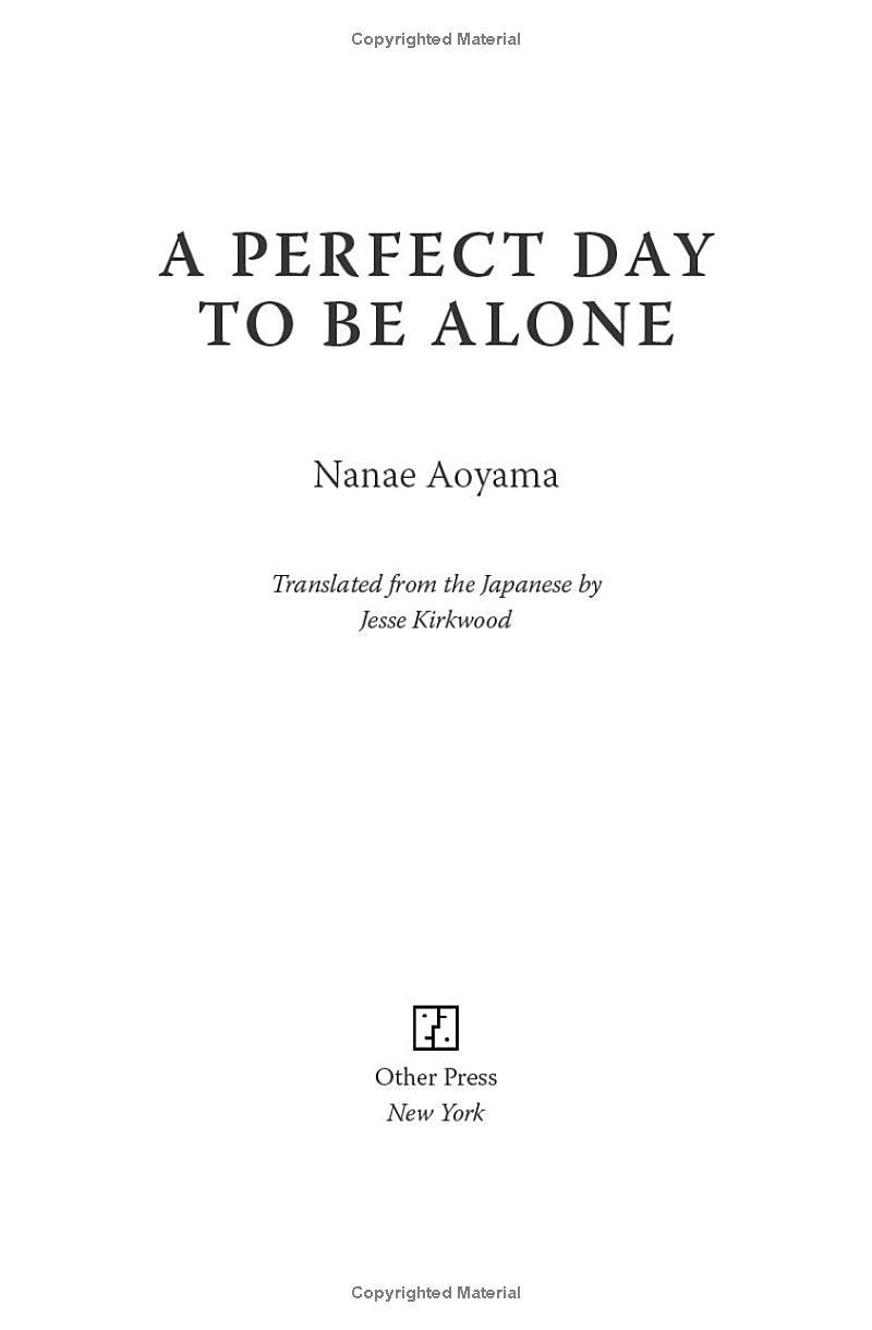 Sách ngoại văn: A Perfect Day To Be Alone