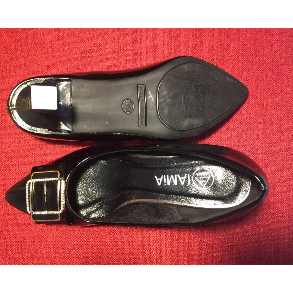 Giày Cao Gót Da Bóng