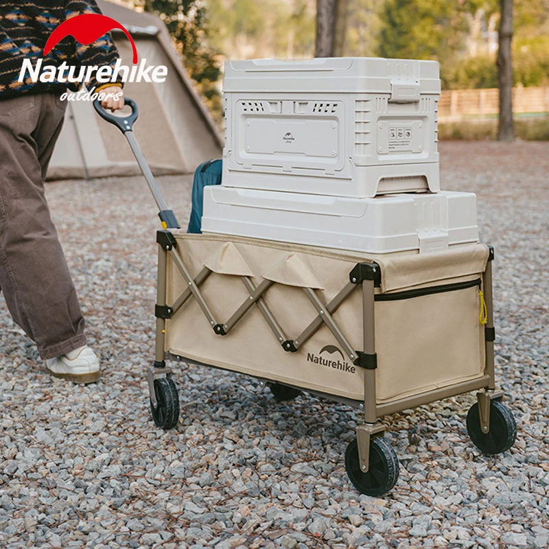 Xe Đẩy Dã Ngoại Gấp Gọn Naturehike CNK2350JJ012 Xe Kéo Mini Lightweight 110L- 250L